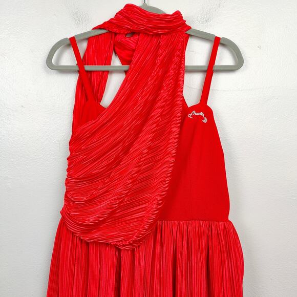 Hot Topic Her Universe Disney Cruella Red Dress Womens Large Red Gown Maxi - Picture 2 of 9